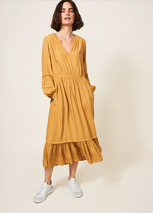 Нове віскозне максіплаття white stuff