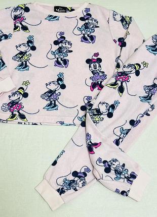 Піжама дитяча на дівчинку мінні маус дісней тепла піжама