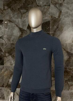 Свитер lacoste премиум качества, теплый свитер на осень-зиму, мужская кофта