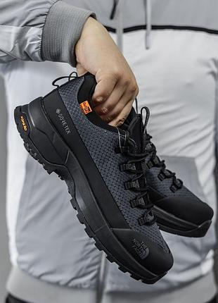 Мужские термо кроссовки the north face glenclyffe low gore-tex navy black tnf ❄️ зима