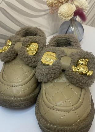 Утеплені лофери для дівчинки розмір 31