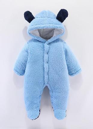 Комбинезон-человечек флисовый для малыша до 1 года