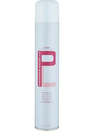 Лак для волосся сильної фіксації schwarzkopf professional professionnelle laque super strong hold