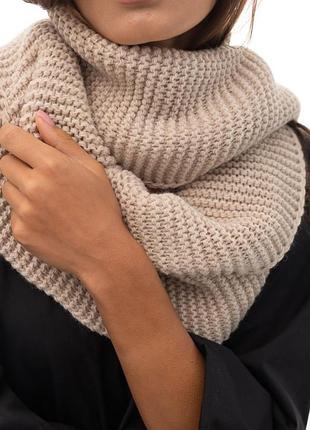 Бежевий шарф