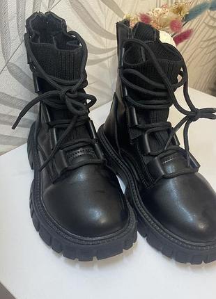 Осінні чобітки для дівчинки розмір 30