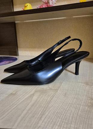 Туфли лодочки женские черные от h&amp;m, 40