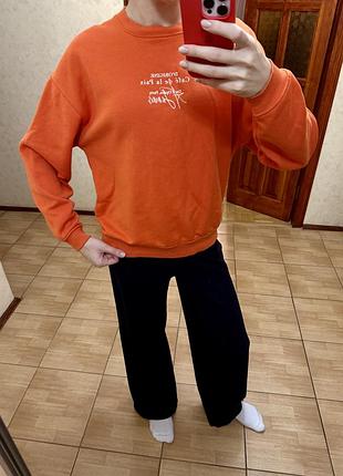 Помаранчевий світшот amisu