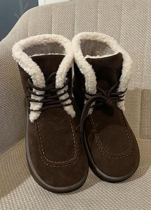 Черевики з овчиною