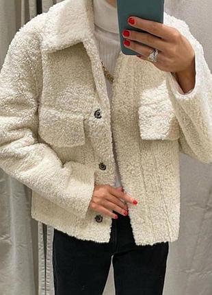 Жакет тедді  (шерпа) zara