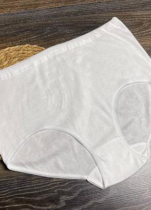 Арт.1277 трусики женские высокие белые speidel.