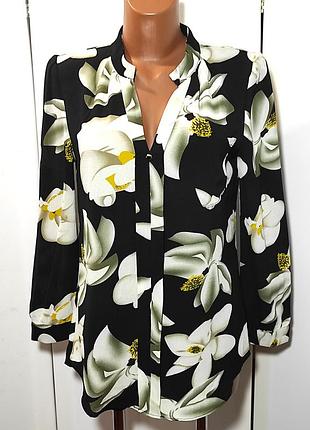 Блуза в цветочный принт,р. м,floryday