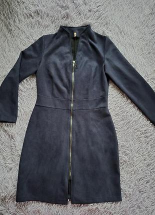 Сукня, сукня велюрова, синє плаття