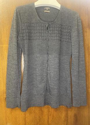 Джемпер  jjb benson  100% мериносова вовна сірий жіночий xl