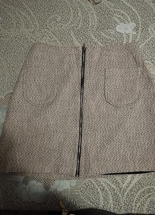 Юбка мини на молнии