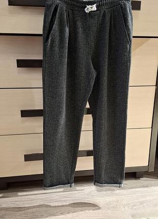 Трикотажные, мягкие брюки 158р.