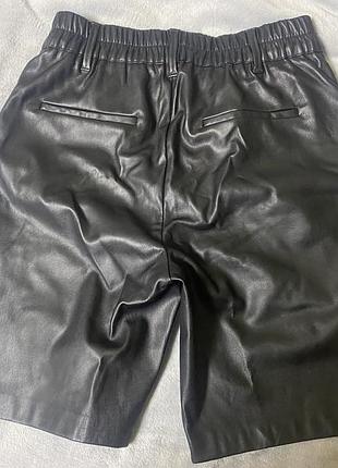Теплі шкіряні шорти 10