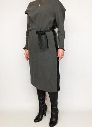 Плаття довге з вовною zara brpls, лімітована колекція.