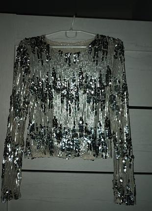 Невероятно красивая кофточка с блестками