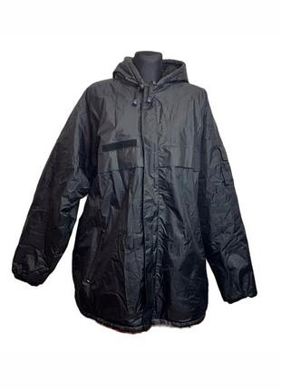 Теплая нейлоновая водонепроницаемая куртка vintage с мехом внутри