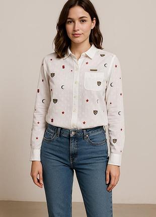 Бавовняна сорочка з тиграми