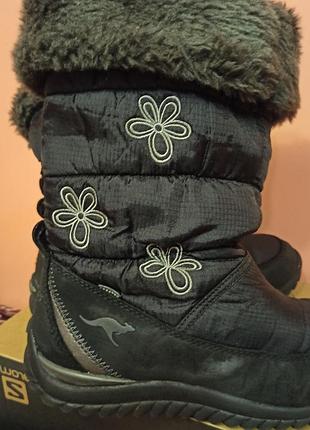 Очень теплые снежные дутики на девушку или женскую 35 размеру американского бренда kansaroos.