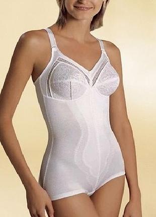85,90-d белоснежный боди комбидресс утяжка playtex