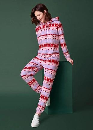 Теплая, комфортная и красивая пижамка esmara (неместья) в наличии размеры s.l. классный подарок )