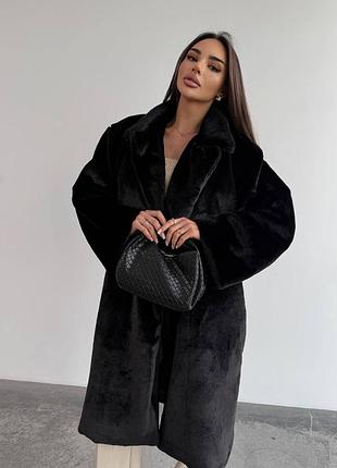 Женская шубка на подкладке эко мех мутон размер универсал