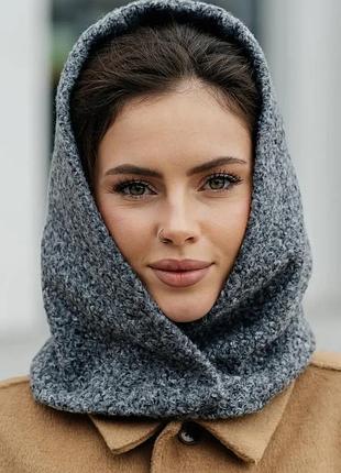 Жіночий теплий капор капюшон. різні кольори