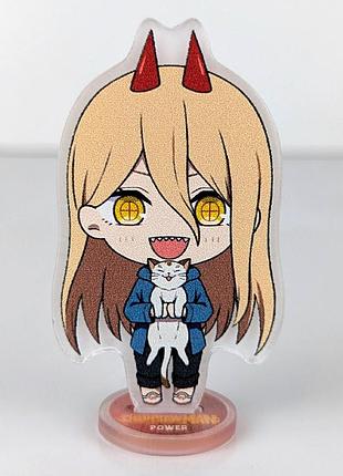 Акриловая мини фигурка пауэр из аниме человек-бензопила