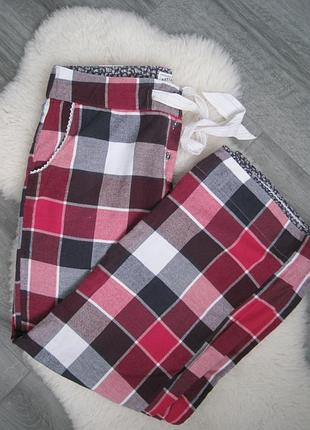 Штани в клітинку піжамні, штани домашні жіночі