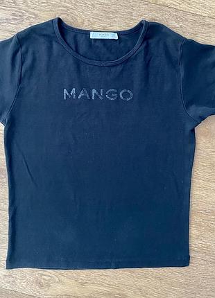 Жіноча базова футболка розмір м mango