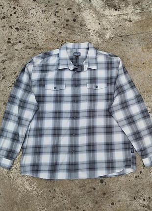 Треккинговая тактическая рубашка овершот фланель patagonia р.xl x fjallraven x mammut x salomon