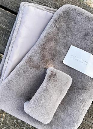 Плюшевий шарф zara home