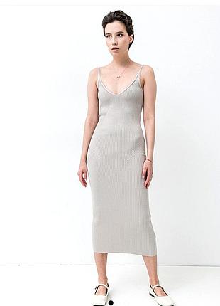 Сукня в рубчик