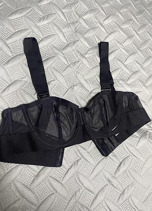 Dkny м'який прозорий бюстгальтер на кісточках