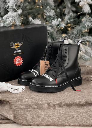 Черевики dr. martens silver х g queen ботинки
