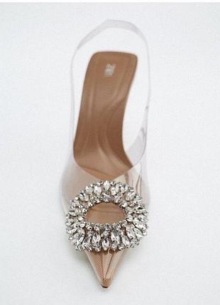 Туфлі zara сяючі / святкові / на корпоратив