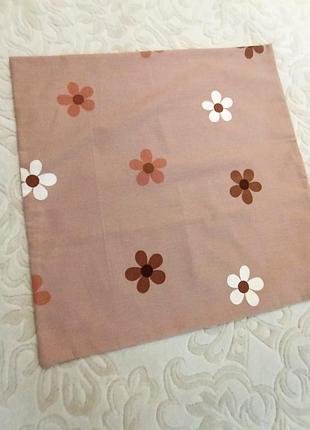 Гарна наволочка "квіти"- бязь, всі розміри!