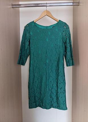 ▪️неймовірна бірюзова коротка сукня в квіткову вишивку від bill cost