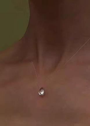 Украшение прозрачная леска капелька вдохновения