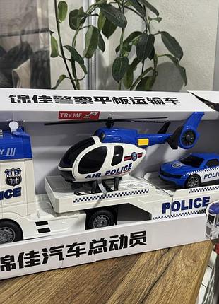 Набір поліцейський «автотранспортер 3 в 1»
