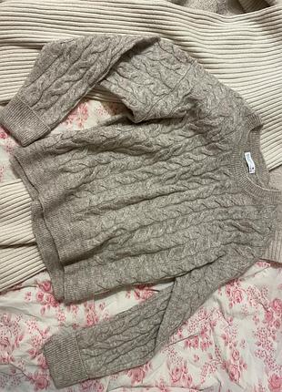 Тёплый вязанный свитер с хорошим составом primark