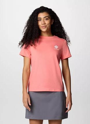 Футболка columbia women's rolling bend™ graphic short sleeve shirt, розмір м