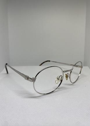 Окуляри оправа burberry круглі овальні vintage retro срібні хром prada