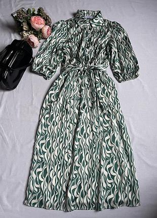 Шикарна атласна міді сукня від in the style