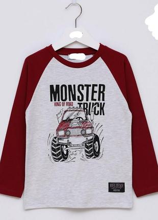 Фірмовий оригінальний джемпер з машынкой, сірий джемпер