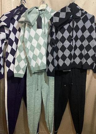 Костюм двійка- ангора з акрілом , туреччина