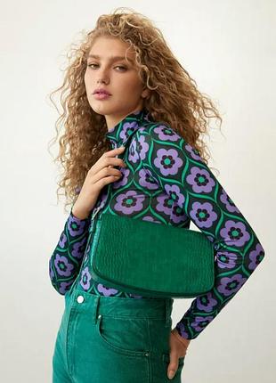 Сумка ярко зеленая