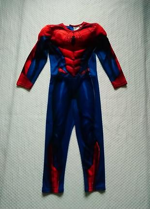 Карнавальный костюм спайдермен spider man marvel 4-6 лет